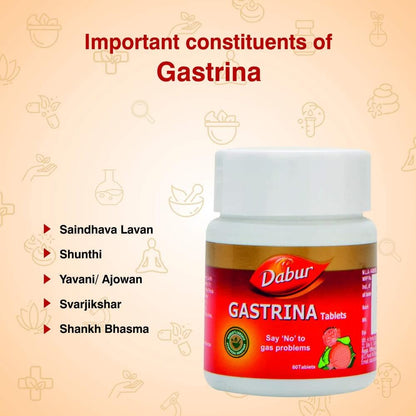 Dabur Gastrina - 60 Tablets