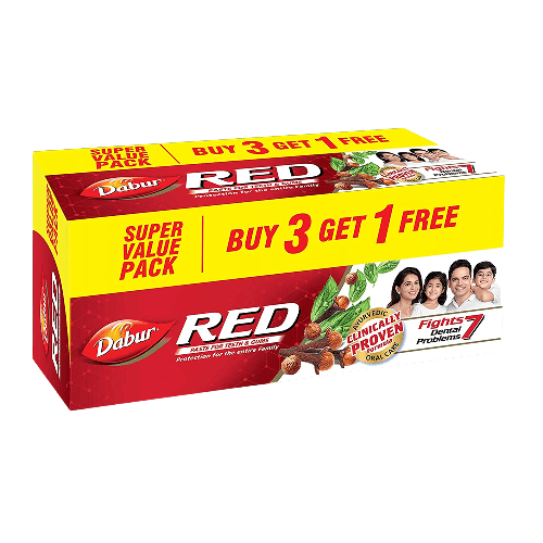 Dabur Red Paste, (Buy 3 Get 1 Free)