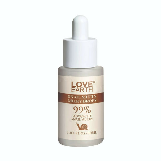 Love Earth Snail Mucin Milky Drops Face Serum