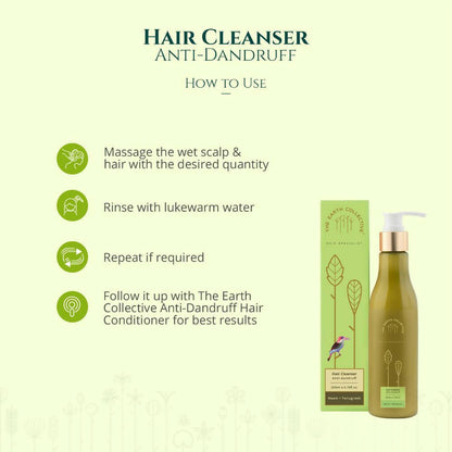 The Earth Collective Hair Cleanser - Anti-Dandruff