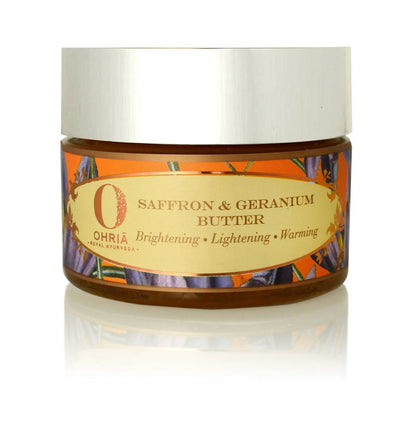 Ohria Ayurveda Saffron & Geranium Butter