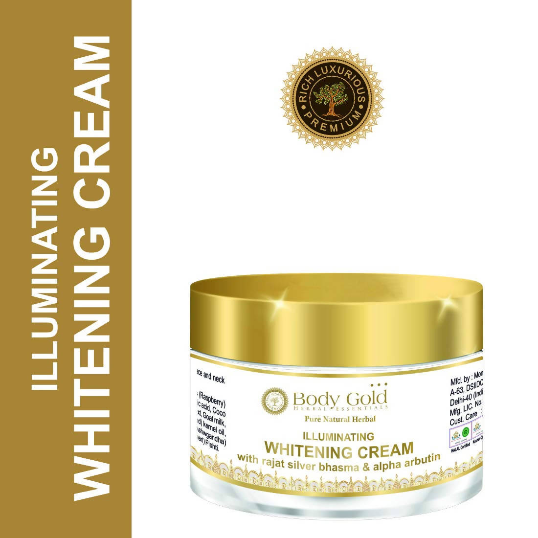 Body Gold Illuminating Whitening Cream