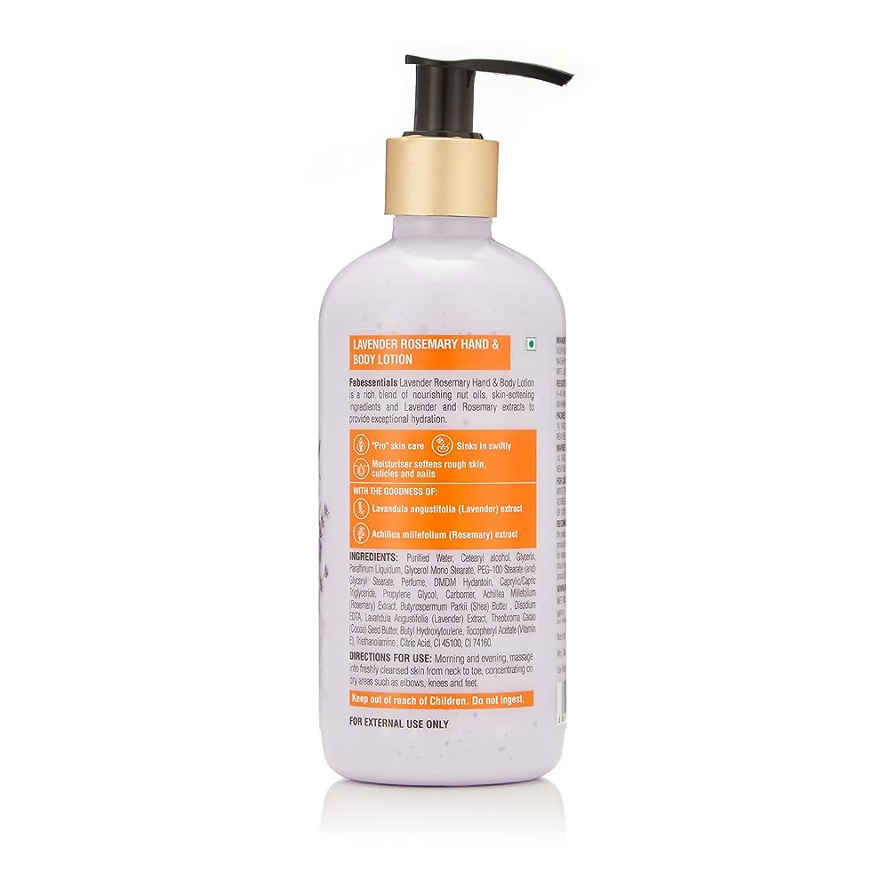 Fabessentials Lavender Rosemary Hand & Body Lotion