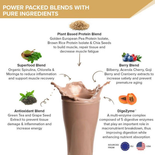 Wellbeing Nutrition Superfood Plant Protein Isolate - Italian Cafe Mocha