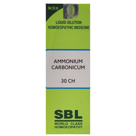 SBL Homeopathy Ammonium Carbonicum Dilution - BUDEN