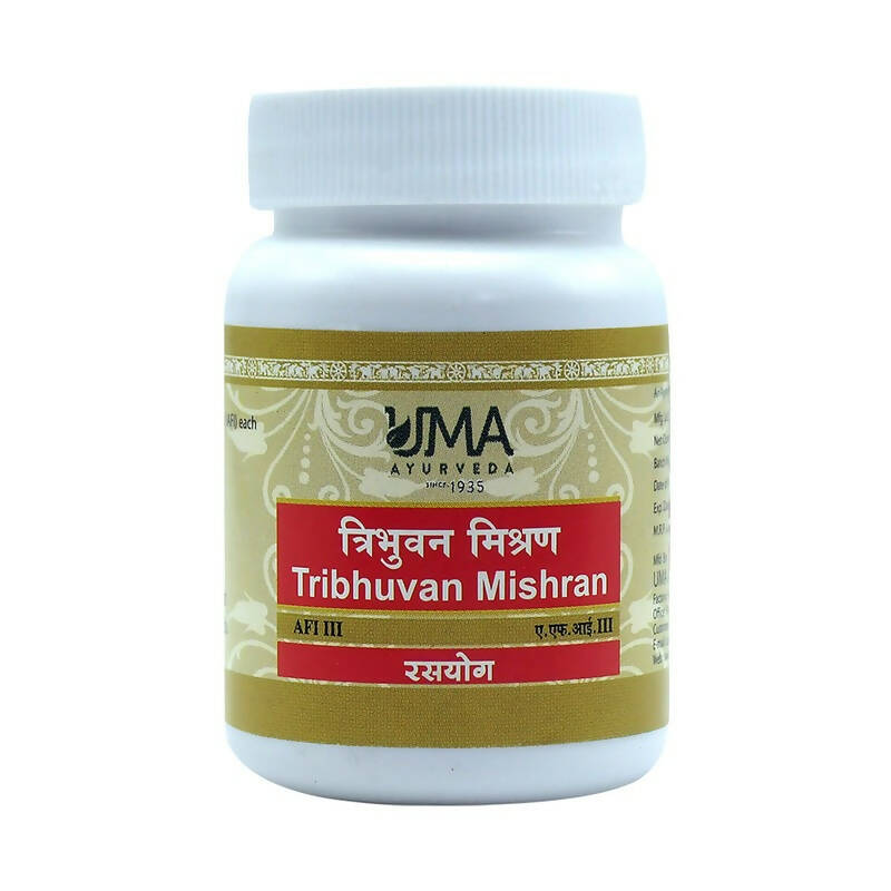 Uma Ayurveda Tribhuvan Mishran Tablets - BUDEN