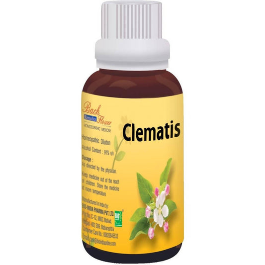Bio India Homeopathy Bach Flower Clematis Dilution