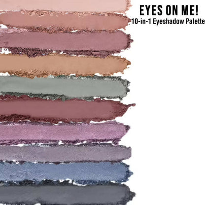 Nykaa Eyes On Me 10-in-1 Eyeshadow Palette - Tinsel Twilight