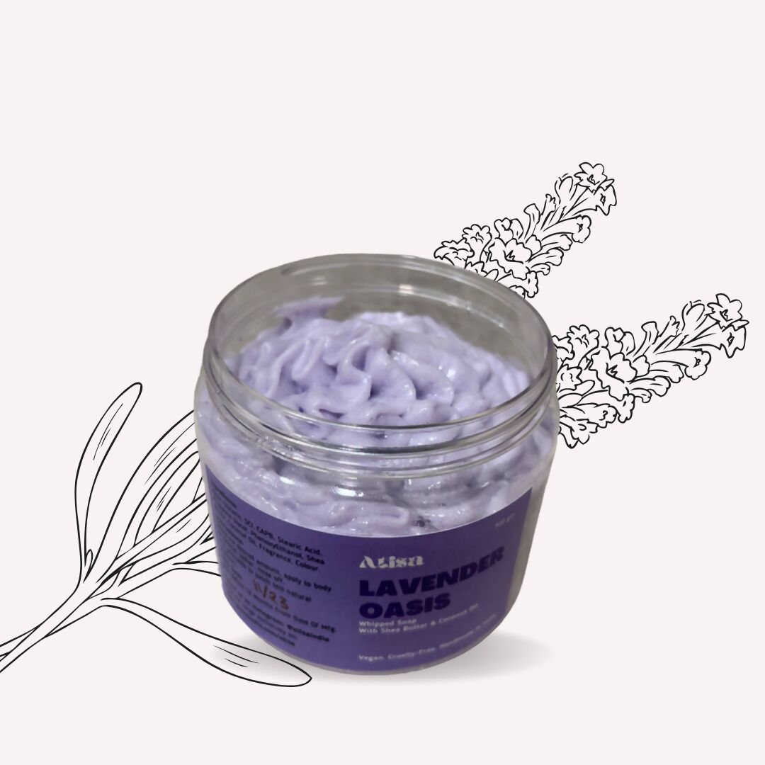 Atisa Lavender Oasis Whipped Soap