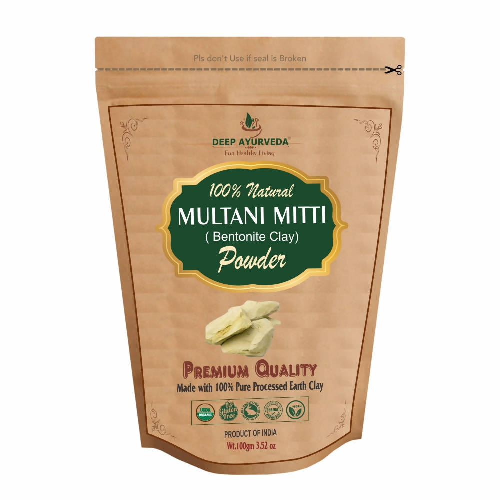 Deep Ayurveda Natural Multani Mitti - BUDNE