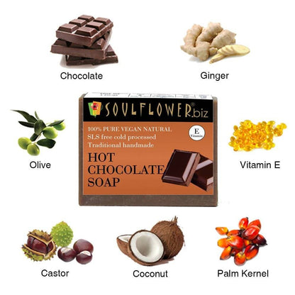 Soulflower Handmade Hot Chocolate Soap