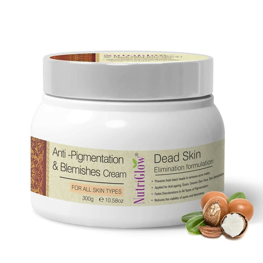 NutriGlow Anti Pigmentation & Blemishes Cream with Apricot Extracts & Oatmeal - BUDNE