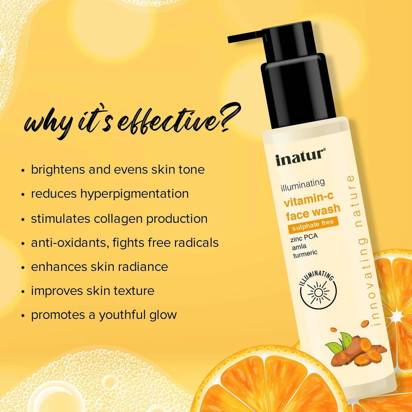 Inatur Vitamin C Face Wash