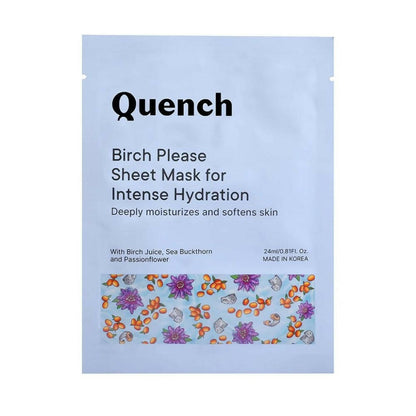 Quench Botanics Birch Please Sheet Mask for Intense Hydration - BUDEN