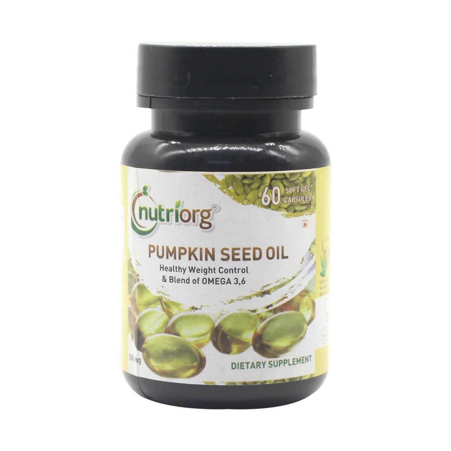 Nutriorg Pumpkin Seed Oil Soft Gel Capsules - BUDEN