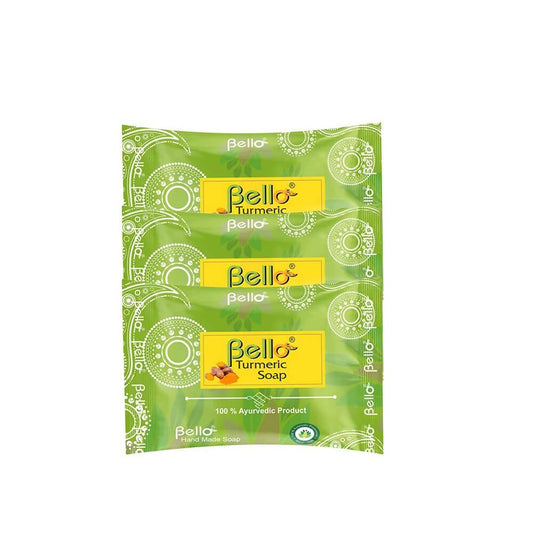 Bello Herbals Hand Made Glycerin Turmeric Soap - BUDEN