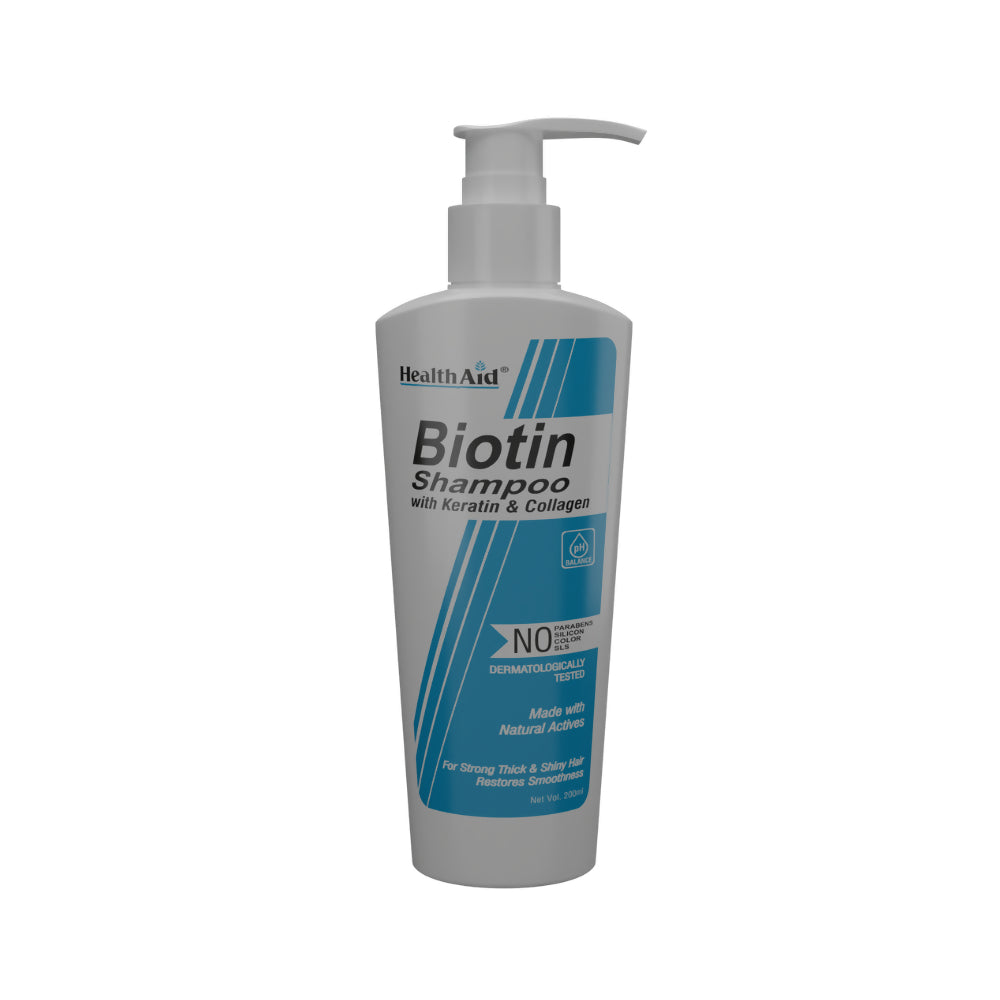 HealthAid Biotin Shampoo with Keratin & Collagen - BUDEN