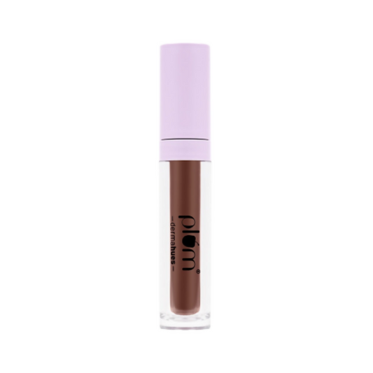 Plum Glassy Glaze Lip Lacquer 3-in-1 Lipstick + Lip Balm + Gloss 01 Pink Whisper - BUDNE