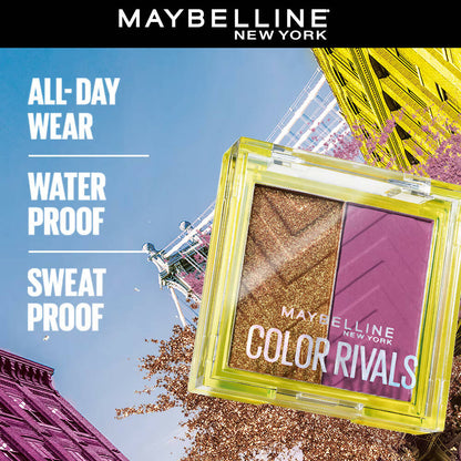 Maybelline New York Color Rivals Longwear Eyeshadow Duo - Assertive X Coy