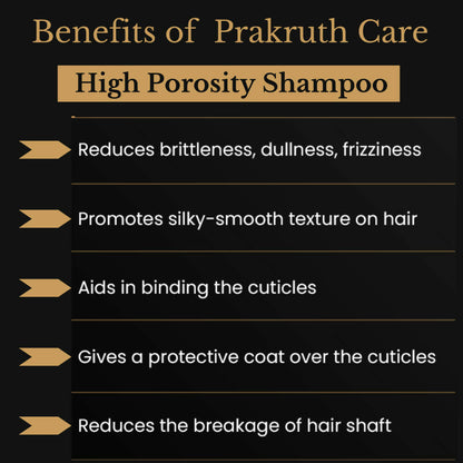 Prakruth Care Premium Herbal High Porosity Shampoo