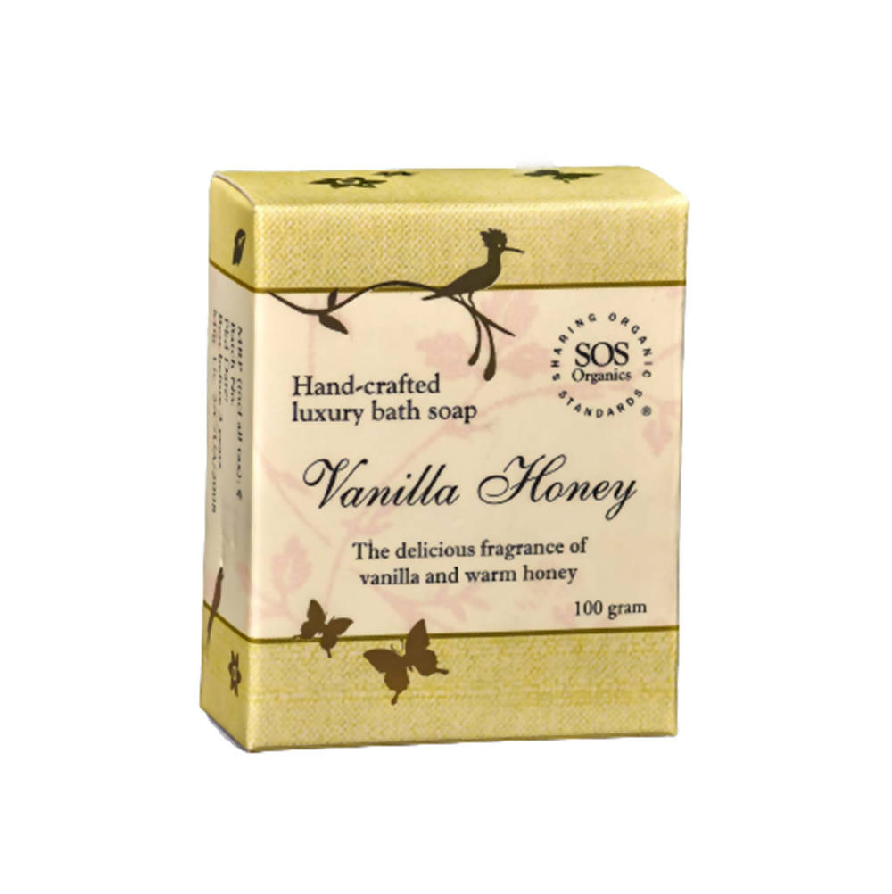 SOS Organics Vanilla Honey Luxury Bath Soap - BUDEN