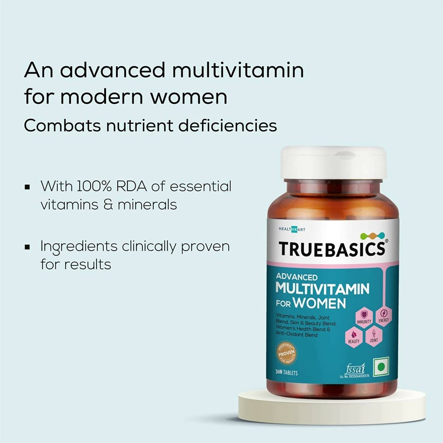 TrueBasics Advanced Multivitamin Tablets for Women