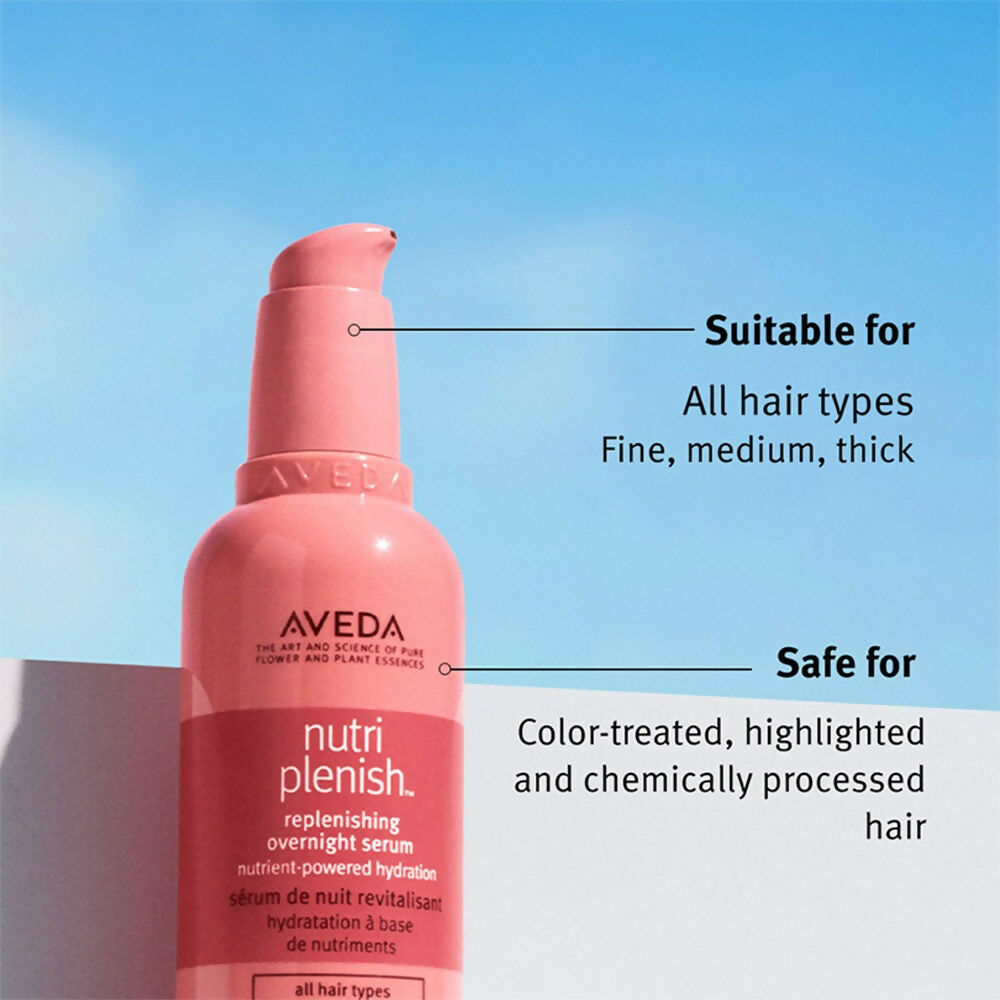 Aveda Nutriplenish Hydrating Serum for Dry & Frizzy Hair with Coconut Oil