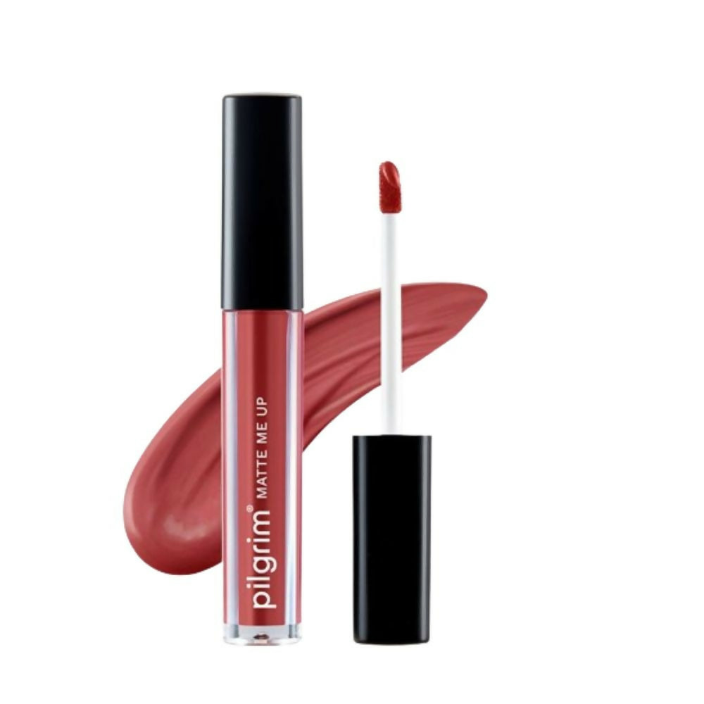 Pilgrim Matte Me Up Liquid Lipstick Saucy Coral