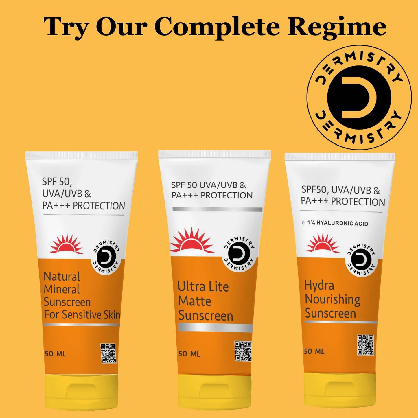 Dermistry Hydra Nourishing Sunscreen & Natural Mineral Sunscreen