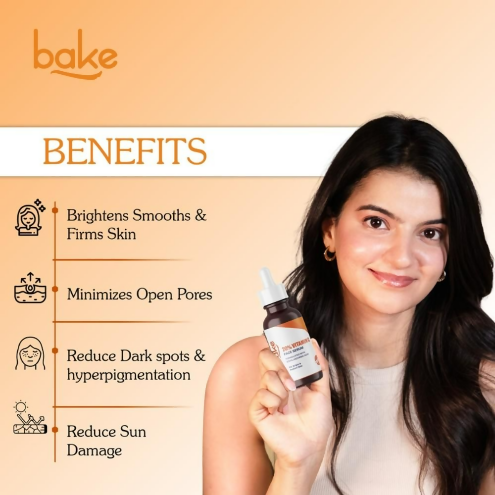 Bake 20% Vitamin C Face Serum With Ethyl Ascorbic Acid