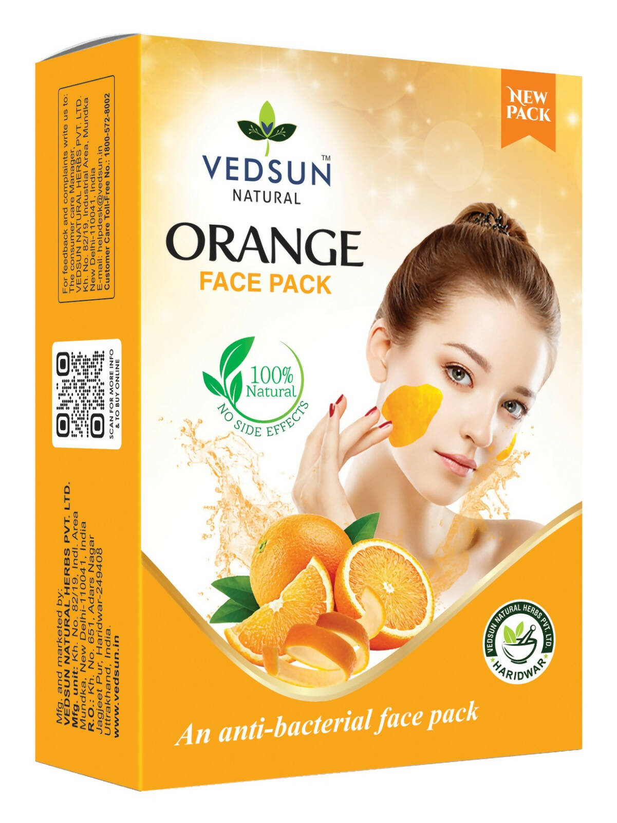 Vedsun Naturals Orange Face Pack
