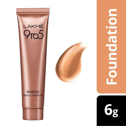 Lakme 9 to 5 Weightless Mousse Foundation - Rose Ivory