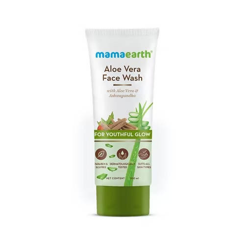 Mamaearth Aloe Vera Face Wash For Youthful Glow