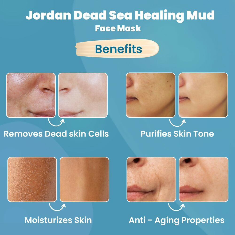 Wild Oak Jordan Dead Sea Healing Mud Face Mask