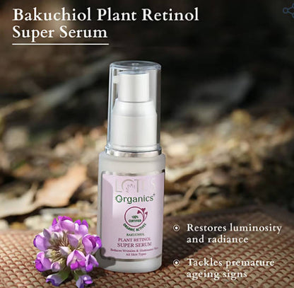 Lotus Organics+ Bakuchiol Plant Retinol Super Serum