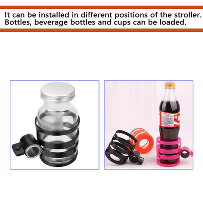 Safe-O-Kid Universal Stroller & Pram cup or Mug holder for kids- Blue