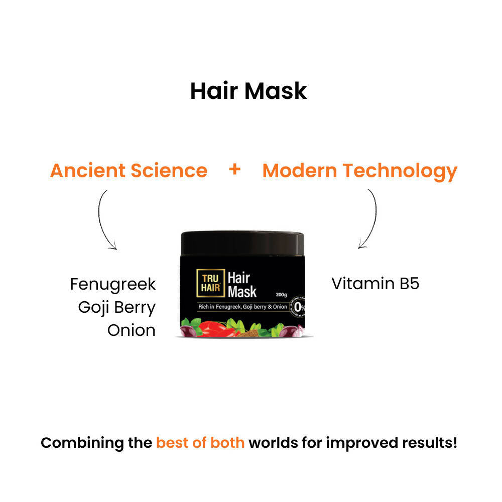 Tru Hair & Skin Fenugreek, Goji Berry & Onion Hair Mask