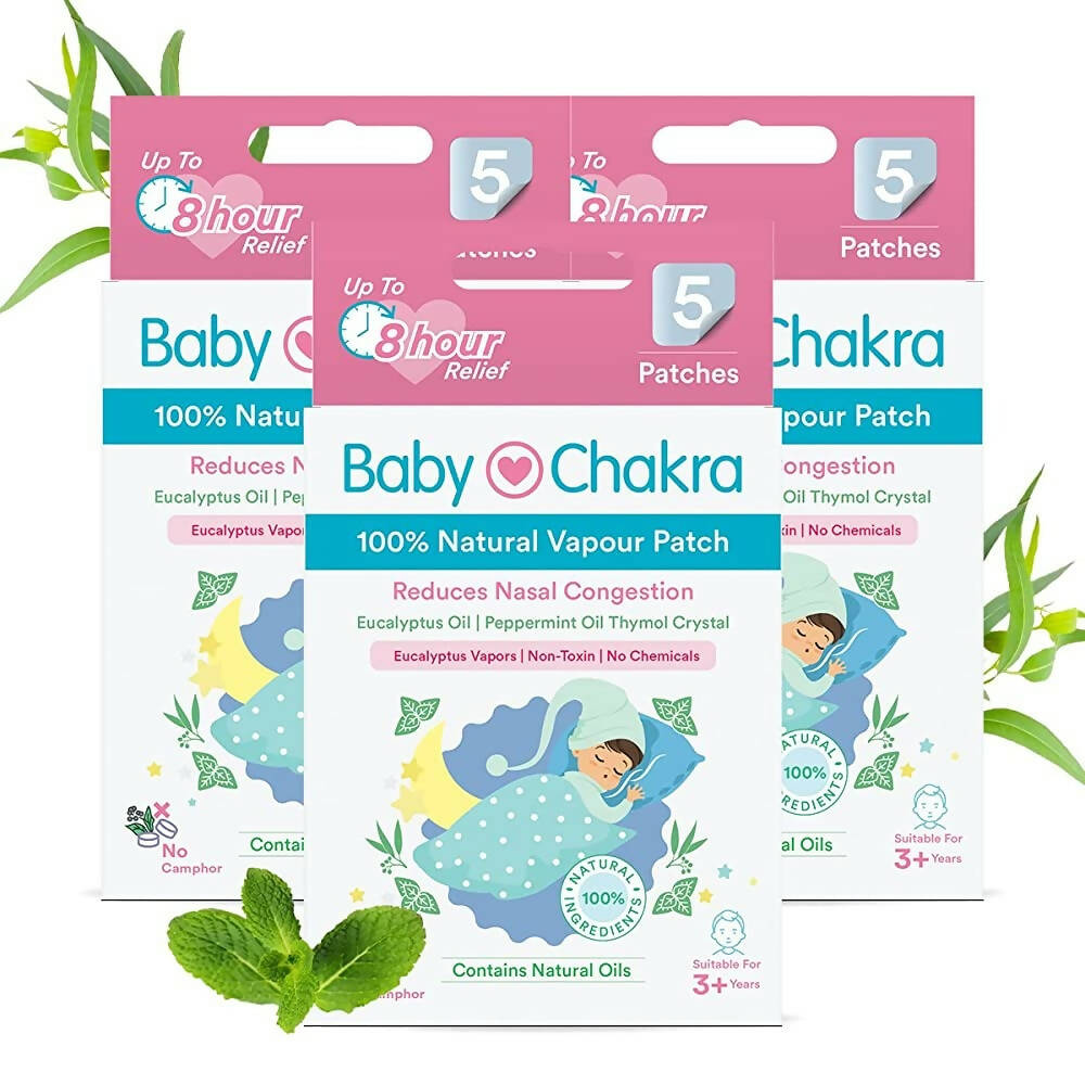 BabyChakra 100% Natural Vapour Patches for Babies -  USA, Australia, Canada 