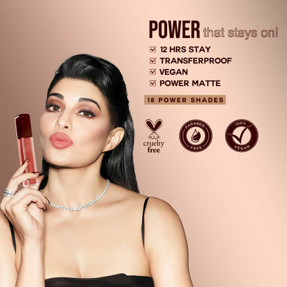 Colorbar Powerkiss Vegan Matte Lipcolor- Trapp