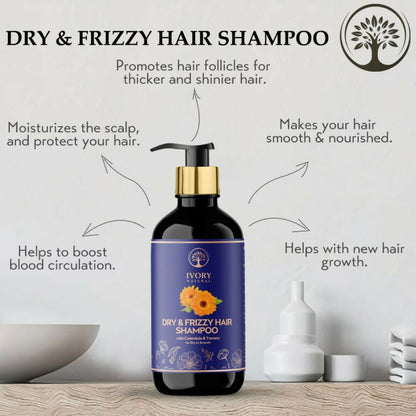 Ivory Natural Dry Rough Hair Shampoo For Dry, Frizzy, Unmanaged Hair