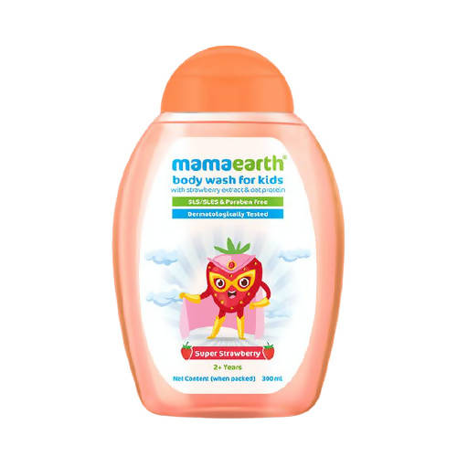 Mamaearth Super Strawberry Body Wash for Kids with Strawberry & Oat Protein -  USA, Australia, Canada 