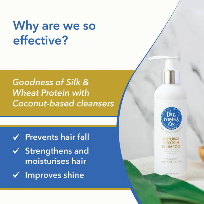 The Moms Co Anti Hair Fall 3-Step Protein Kit