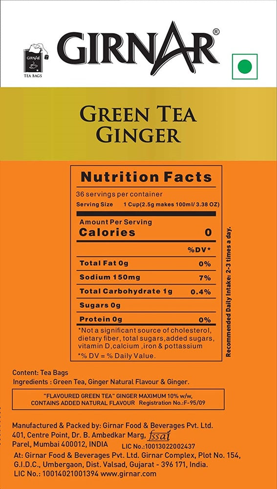 Girnar Green Tea Ginger