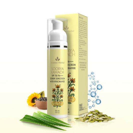 Avimee Herbal Soorya Kawach SPF 50 PA++++ Niacinamide Serum Sunscreen -  buy in usa 