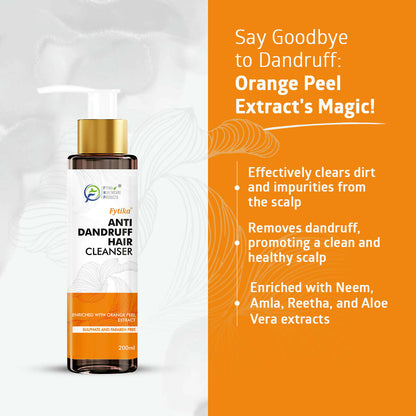 Fytika Anti dandruff Hair Cleanser with Orange Peel Extract