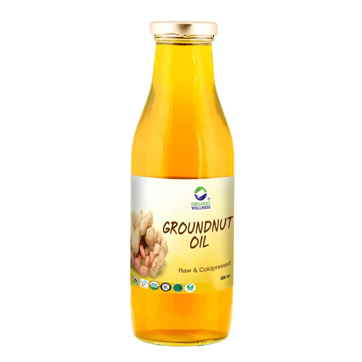 Organic Wellness Ow'meal Groundnut Oil Raw & Cold Pressed