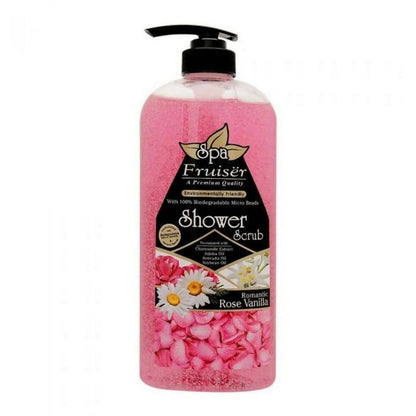 Fruiser Shower Scrub With Rose Vanilla - usa canada australia