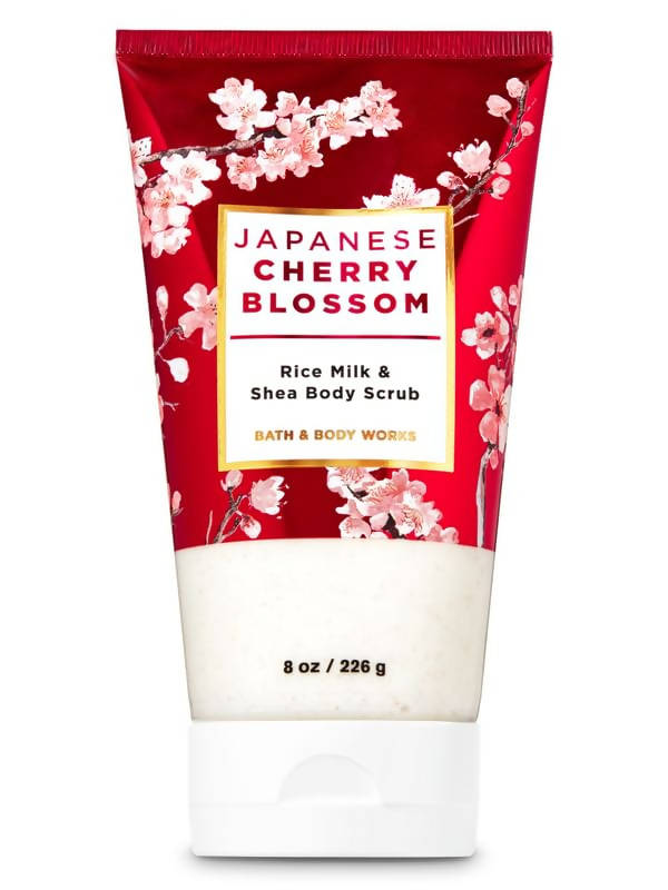 Bath & Body Works Japanese Cherry Blossom Rice Milk & Shea Body Scrub