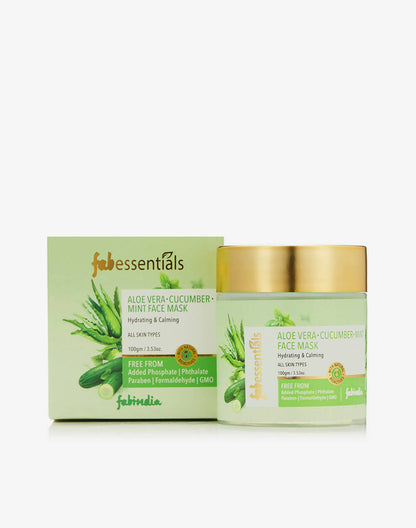 Fabessentials Aloe Vera Cucumber Mint Face Mask