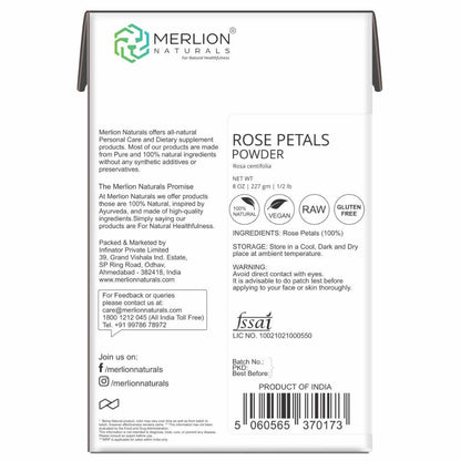 Merlion Naturals Rose Petals Powder